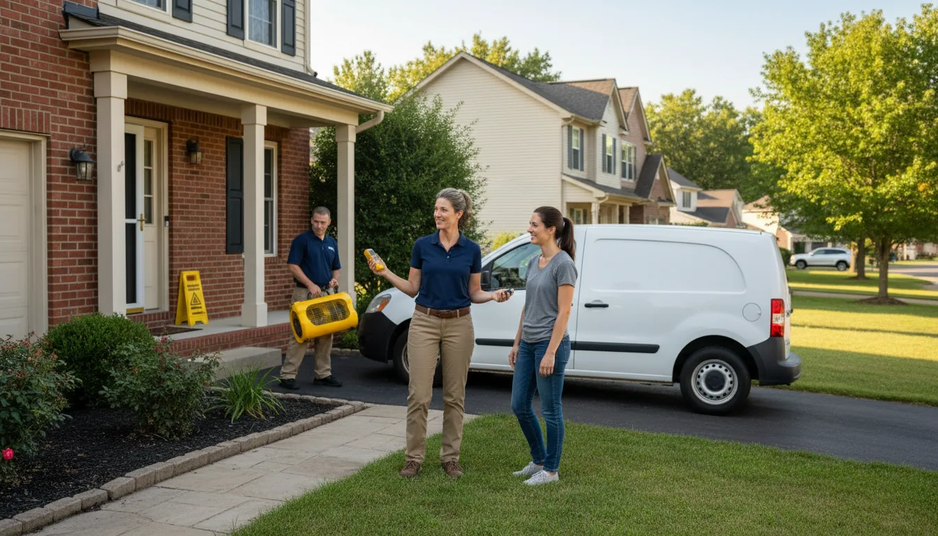Residential water damage restoration in Stanford, MT